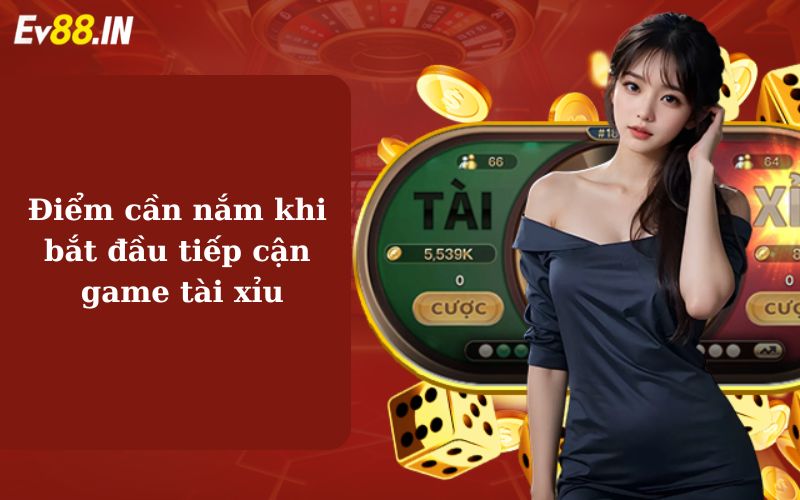 Điểm cần nắm khi bắt đầu tiếp cận game tài xỉu